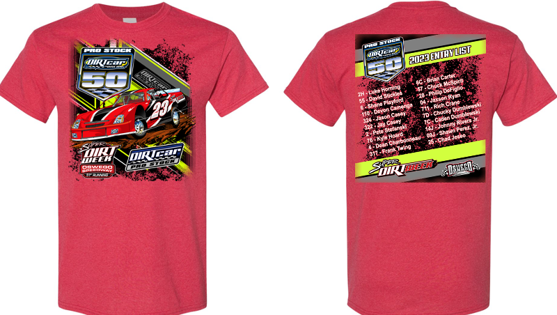 23 SDW Pro Stock Entry List Tee Heather Red