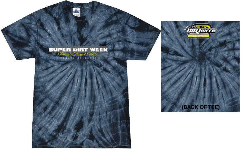 24 SDW Simple Party Tye Dye T Navy