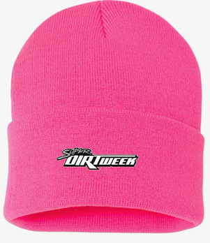 24 SDW Neon Pink Cuff Beanie